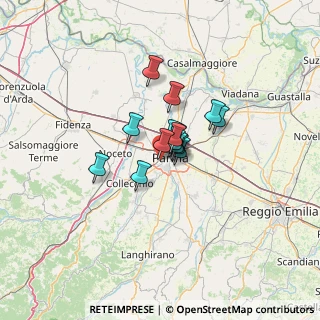 Mappa Via Roberto Rossellini, 43125 Parma PR, Italia (6.798)