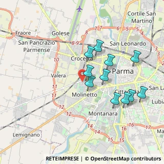 Mappa Via Roberto Rossellini, 43125 Parma PR, Italia (1.77182)