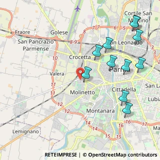 Mappa Via Roberto Rossellini, 43125 Parma PR, Italia (2.53182)