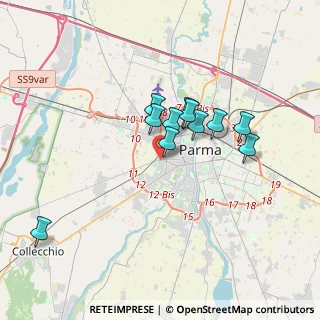 Mappa Via Roberto Rossellini, 43125 Parma PR, Italia (2.81818)