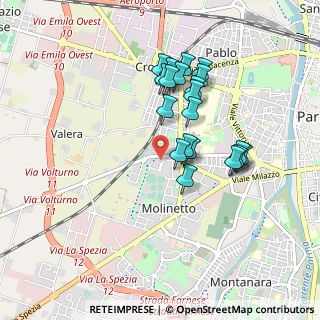 Mappa Via Roberto Rossellini, 43125 Parma PR, Italia (0.792)