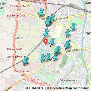 Mappa Via Roberto Rossellini, 43125 Parma PR, Italia (0.9595)