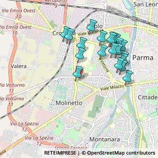 Mappa Via Vincenzo Ferrari, 43125 Parma PR, Italia (1.031)