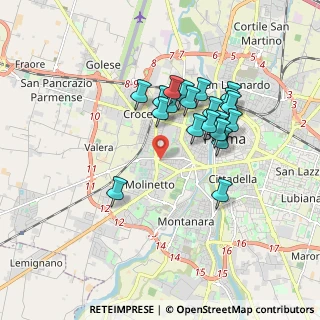 Mappa Via Vincenzo Ferrari, 43125 Parma PR, Italia (1.5415)