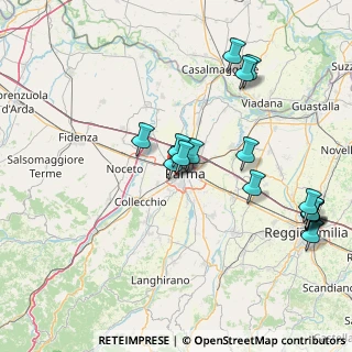 Mappa Via Vincenzo Ferrari, 43125 Parma PR, Italia (17.22125)
