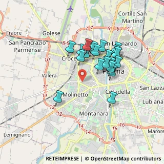 Mappa Via Volturno, 43100 Parma PR, Italia (1.5015)