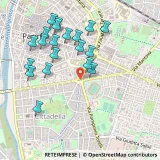Mappa Piazzale Risorgimento, 43123 Parma PR, Italia (0.5595)