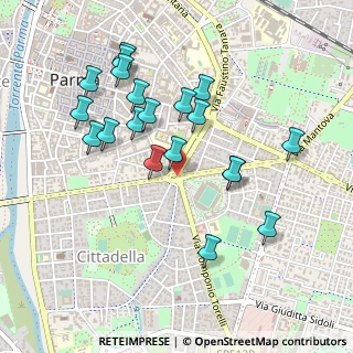 Mappa Piazzale Risorgimento, 43123 Parma PR, Italia (0.4775)