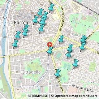 Mappa Piazzale Risorgimento, 43123 Parma PR, Italia (0.589)