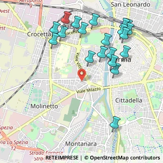 Mappa Via Sarzana, 43125 Parma PR, Italia (1.2275)