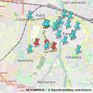 Mappa Via Sarzana, 43125 Parma PR, Italia (0.99)