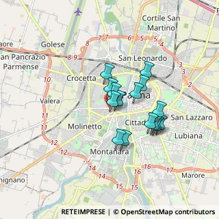 Mappa Via Sarzana, 43125 Parma PR, Italia (1.27267)