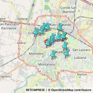 Mappa Via Sarzana, 43125 Parma PR, Italia (1.22929)