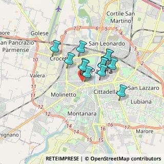 Mappa Via Sarzana, 43125 Parma PR, Italia (1.16846)
