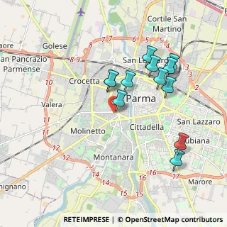 Mappa Via Sarzana, 43125 Parma PR, Italia (1.8075)