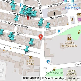 Mappa Via Giuseppe Mazzini, 12043 Canale CN, Italia (0.07917)