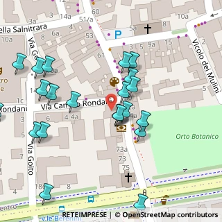 Mappa Strada Luigi Carlo Farini, 43100 Parma PR, Italia (0.05909)