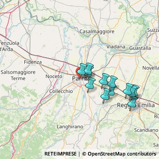 Mappa Via Pintor Giaime, 43125 Parma PR, Italia (13.65333)