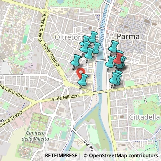 Mappa Via Pintor Giaime, 43125 Parma PR, Italia (0.4)