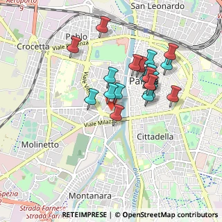 Mappa Via Pintor Giaime, 43125 Parma PR, Italia (0.7995)