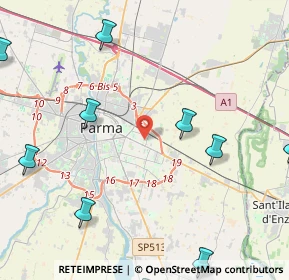 Mappa Stradello Casacca, 43123 Parma PR, Italia (6.57167)