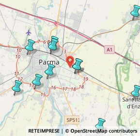 Mappa Stradello Casacca, 43123 Parma PR, Italia (4.67636)