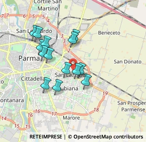 Mappa Stradello Casacca, 43123 Parma PR, Italia (1.53)