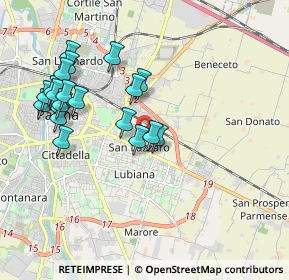 Mappa Stradello Casacca, 43123 Parma PR, Italia (1.9905)