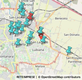 Mappa Stradello Casacca, 43123 Parma PR, Italia (2.13474)