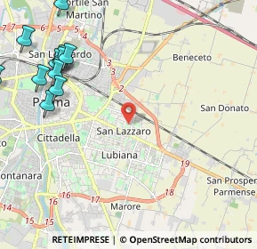 Mappa Stradello Casacca, 43123 Parma PR, Italia (3.02182)