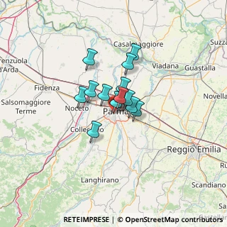 Mappa Parma, 43125 Parma PR, Italia (7.66923)