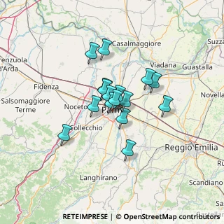 Mappa Parma, 43125 Parma PR, Italia (8.68875)