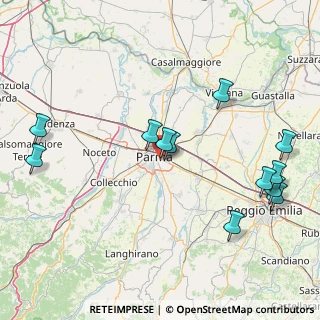Mappa Via Augusto Migliavacca, 43123 Parma PR, Italia (18.9075)