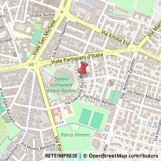 Mappa Via Giacomo Puccini, 9, 43123 Parma, Parma (Emilia Romagna)