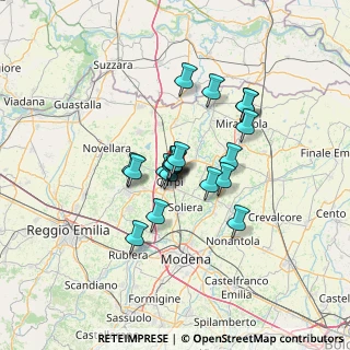 Mappa Via Joffre Salvarani, 41012 Carpi MO, Italia (9.41)