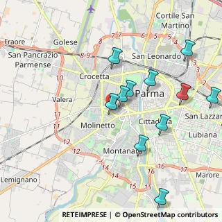 Mappa Via Calatafimi, 43125 Parma PR, Italia (2.2875)