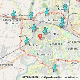 Mappa Via Calatafimi, 43125 Parma PR, Italia (2.32636)