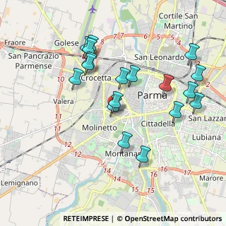Mappa Via Calatafimi, 43125 Parma PR, Italia (1.97611)
