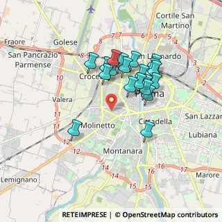 Mappa Via Aristo e Giuseppe Isola, 43125 Parma PR, Italia (1.4905)