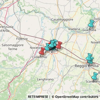 Mappa Via Aristo e Giuseppe Isola, 43125 Parma PR, Italia (11.35)
