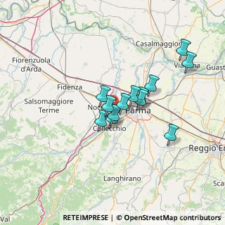 Mappa Strada Del Bergamino, 43044 Madregolo PR, Italia (10.06769)