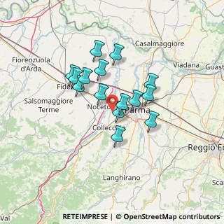 Mappa Strada Del Bergamino, 43044 Madregolo PR, Italia (10.558)