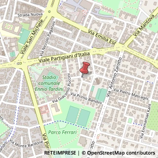 Mappa Via Gaetano Donizetti, 8, 43123 Parma, Parma (Emilia Romagna)