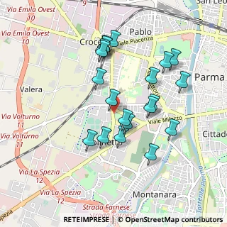 Mappa Largo Luigi Mercantini, 43125 Parma PR, Italia (0.877)