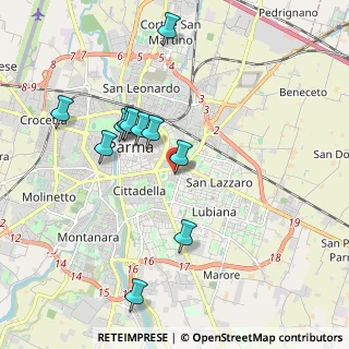 Mappa Via Nicola de Giovanni, 43123 Parma PR, Italia (1.85909)