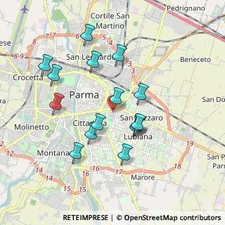Mappa Via Nicola de Giovanni, 43123 Parma PR, Italia (1.754)