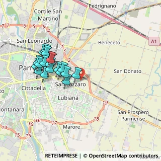 Mappa Via S. Bruno, 43123 Parma PR, Italia (1.8175)
