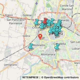 Mappa Via Carpesano, 43125 Parma PR, Italia (1.6795)