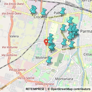 Mappa Via Carpesano, 43125 Parma PR, Italia (1.0675)