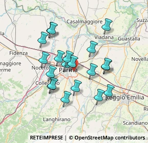 Mappa Via Passo Colla, 43123 Parma PR, Italia (12.393)